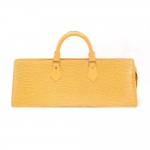 Louis Vuitton Sac Triangle Yellow Epi Leather Hand Bag