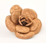Chanel Brooch Pin Camelia Bronze A469