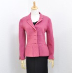 Chanel Pink Wool Jacket Size 36 S799