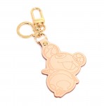 Louis Vuitton Murakami Panda Porte Cles Brown Leather Limited Key Horder