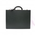 Louis Vuitton President Green Taiga Leather Trunk Briefcase