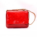 Louis Vuitton Thompson Street Red Vernis Leather Shoulder Bag