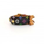 Louis Vuitton Bracelet Porte Adresse Black Multicolor Monogram