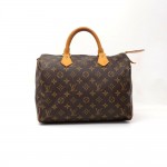 Louis Vuitton Speedy 30 Brown Monogram Canvas City Hand Bag L618