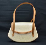 Louis Vuitton White Biscayne Bay PM Hand Bag Vernis Leather V529