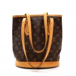 Louis Vuitton Bucket PM Brown Monogram Canvas Shoulder Bag