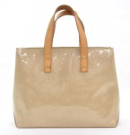 Louis Vuitton Beige Vernis Leather Reade PM Handbag V331