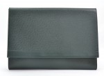 Louis Vuitton Green Taiga Leather  Clutch Document Case TA03