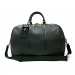 Louis Vuitton Kendall PM Dark Green Taiga Leather Shoulder Travel Bag