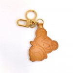 Louis Vuitton Murakami Panda Porte Cles Brown Leather Limited Key Holder