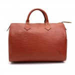 Vintage Louis Vuitton Speedy 30 Brown Epi Leather City Hand Bag